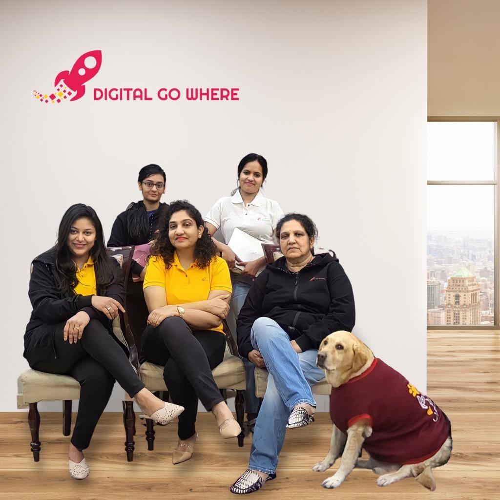 Bhargavi with the Digital Go Where team